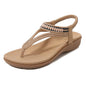 Women Casual Arch Support Elastic Flip Flops