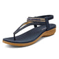 Women Casual Arch Support Elastic Flip Flops
