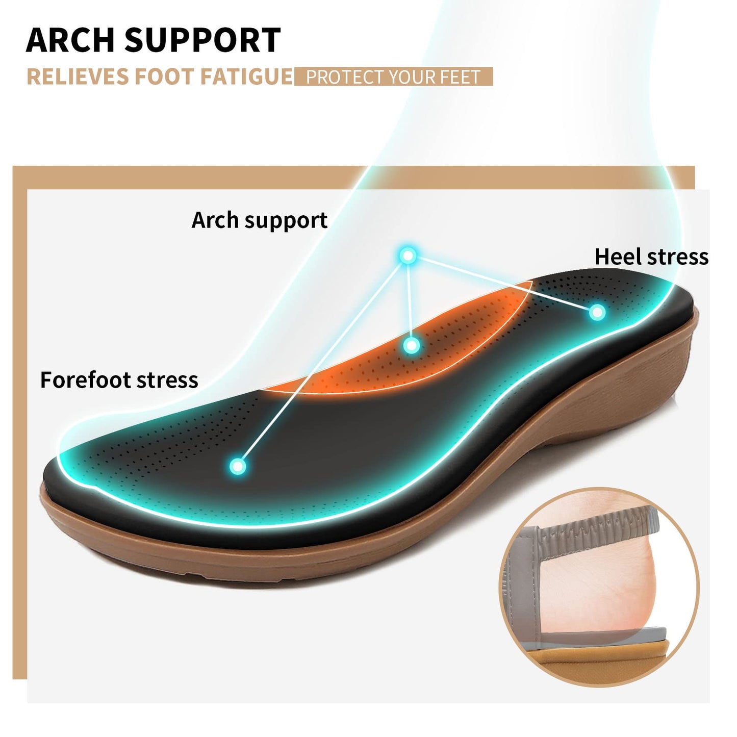 Women Sandals Arch Support [SP_51]