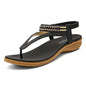Women Casual Arch Support Elastic Flip Flops