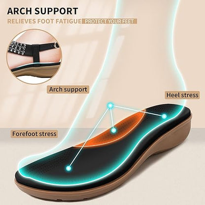 Women Arch Support Casual Summer Flip Flops