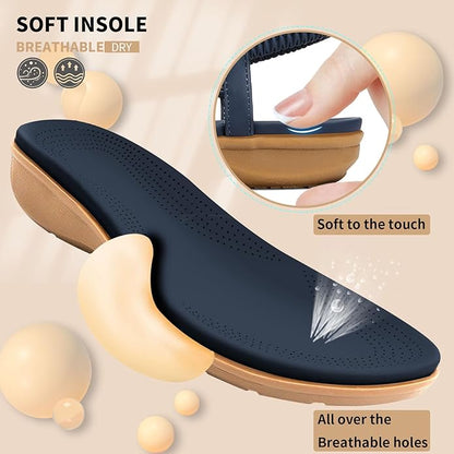 Women Slingback Rhinestone Arch Support Sandals