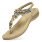 Women Bohemian Arch Support Beach Flip Flops