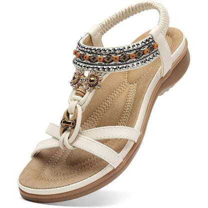 Women Arch Support Bohemian Flip Flop Sandals