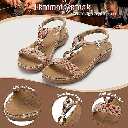 Women Handmade Braided Bohemian Sandals