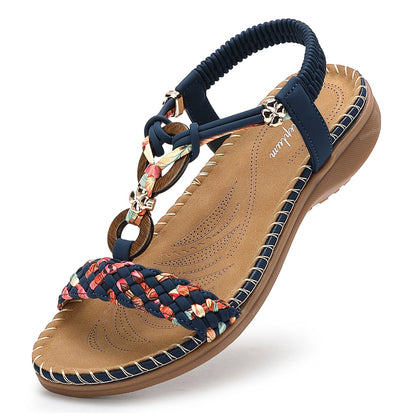 Women Handmade Braided Bohemian Sandals