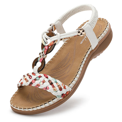 Women Handmade Braided Bohemian Sandals