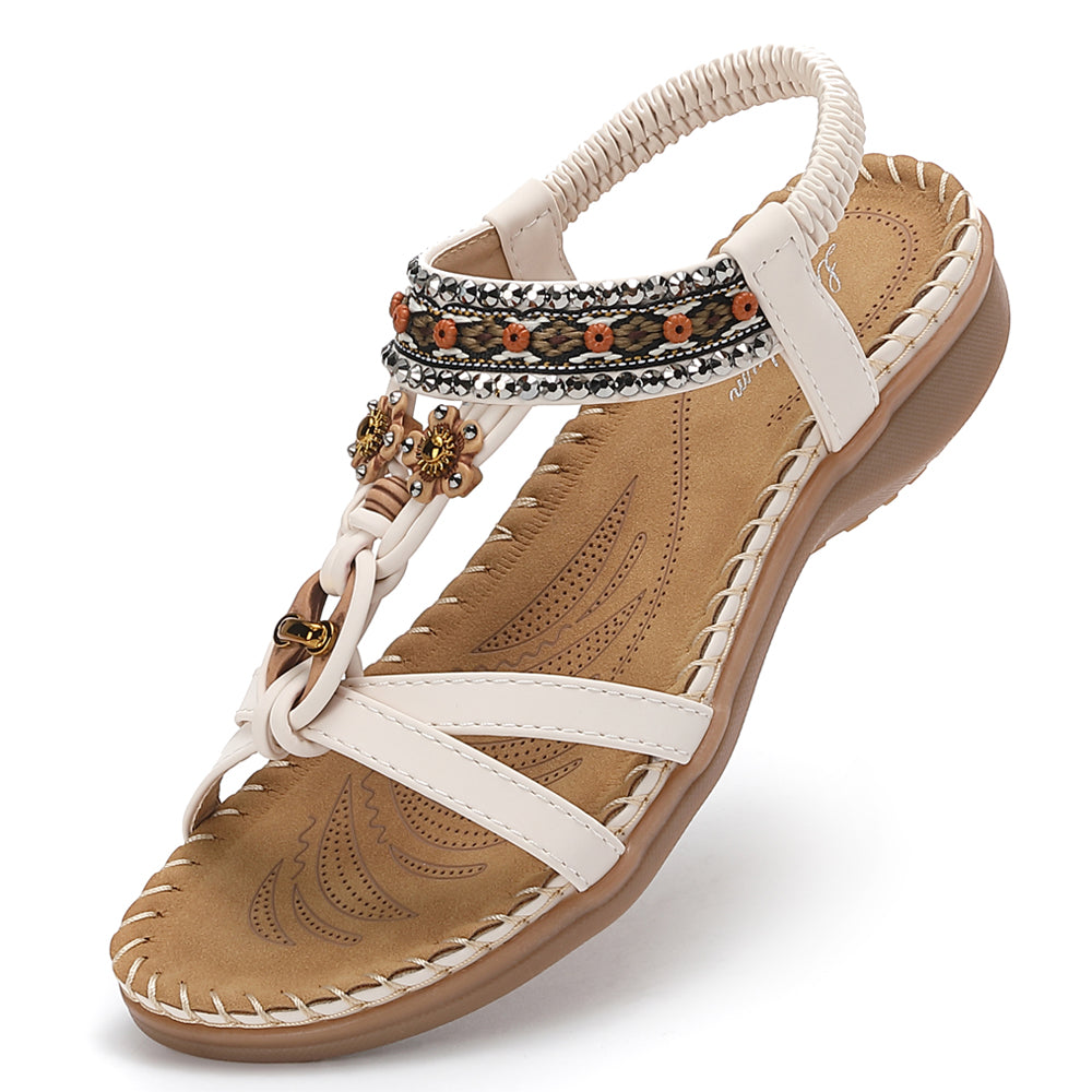 Women Arch Support Bohemian Beach Walking Sandals
