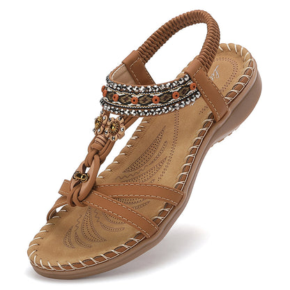 Women Arch Support Bohemian Beach Walking Sandals