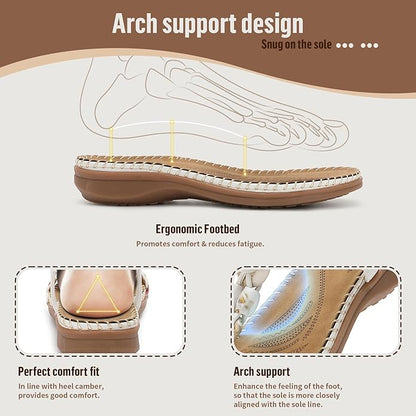Women Braided Bohemian Arch Support Sandals