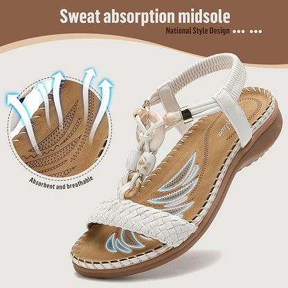 Women Braided Bohemian Arch Support Sandals
