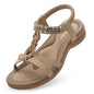 Women Rhinestone Slingback Arch Support Sandals