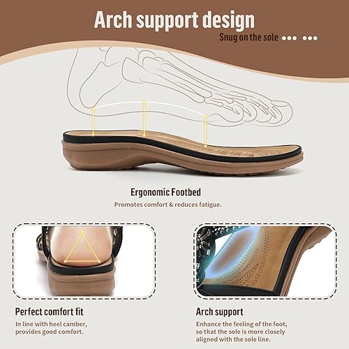 Women Handmade Arch Support Bohemian Orthopedic Sandals