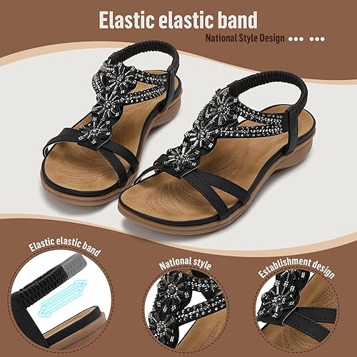 Women Handmade Arch Support Bohemian Orthopedic Sandals