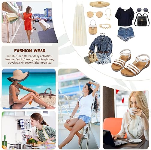 Women Gladiator Arch Support Comfort Flat Sandals