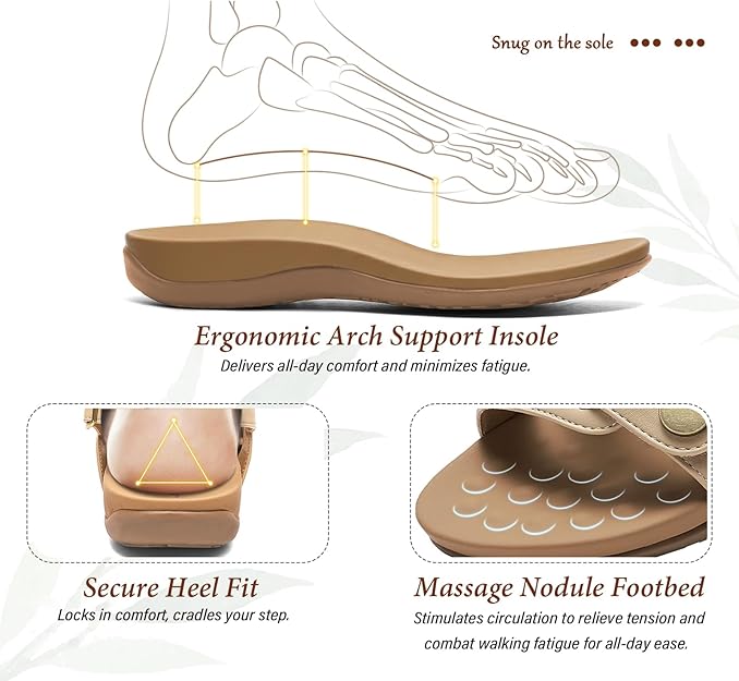 Women Orthopedic Arch Support Adjustable Sandals