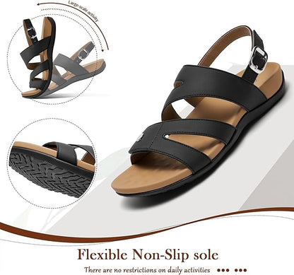 Women Arch Support Adjustable Breathable Sandals