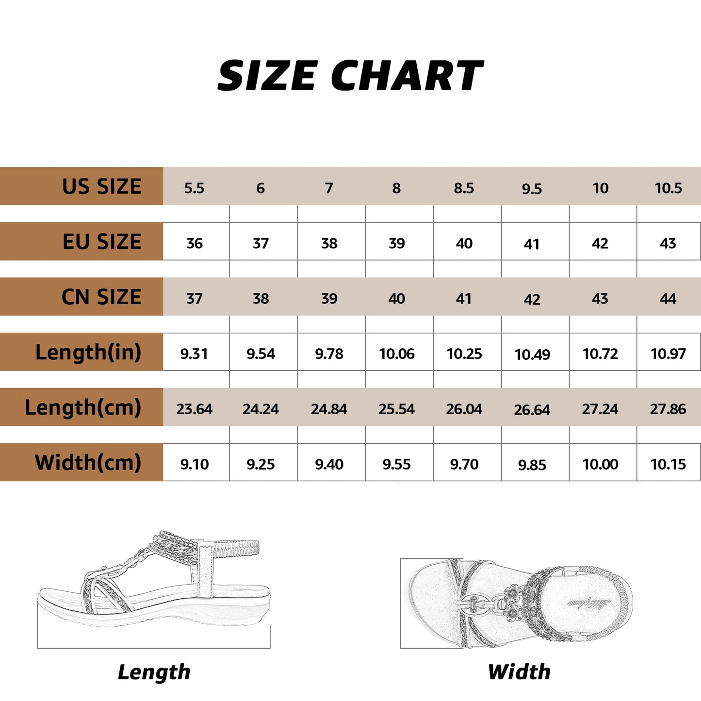 Women Arch Support Bohemian Beach Flip Flops