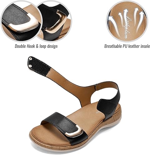 Women Adjustable Arch Support Summer Sandals