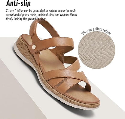 Women Orthotic Arch Support Adjustable Sandals