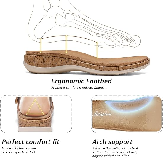 Women H-Band Arch Support Adjustable Sandals